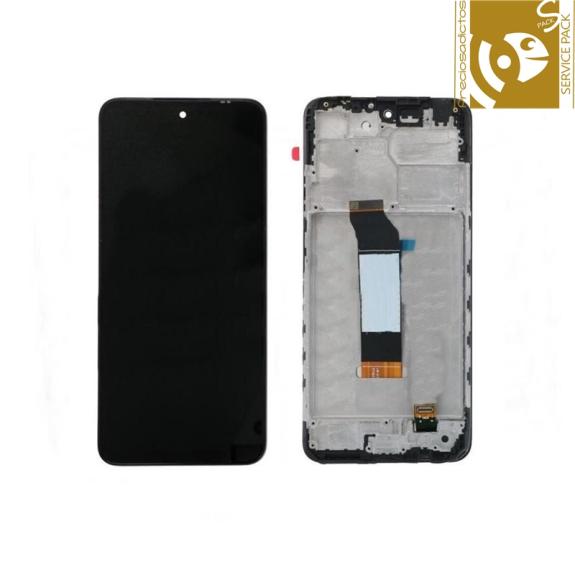 Pantalla para Xiaomi Redmi Note 10 5G con marco SERVICE PACK