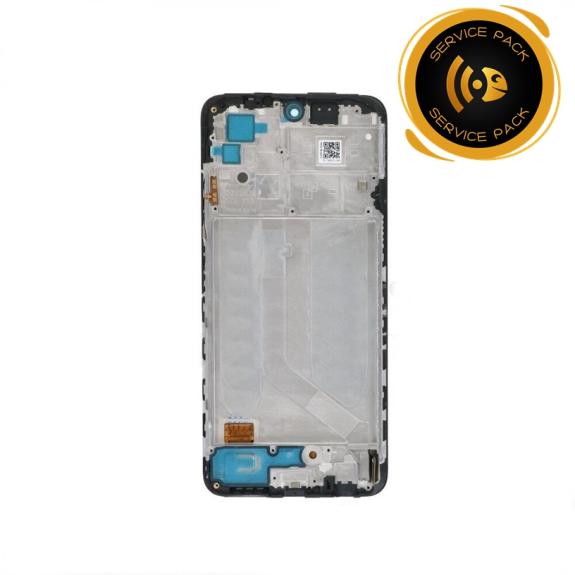 Pantalla para Xiaomi Redmi Note 10S con marco negro SERVICE PACK