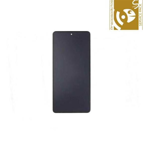 Pantalla para Xiaomi Redmi Note 12 Pro Plus 5G negro con marco