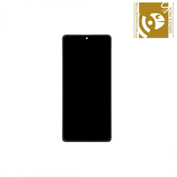 Pantalla Para Xiaomi Redmi Note 13 5G Marco Blanco SERVICE PACK