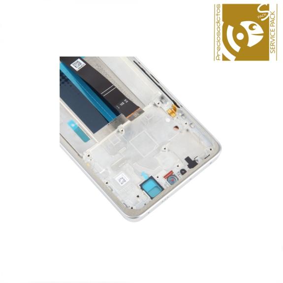 Pantalla Para Xiaomi Redmi Note 13 Pro+ 5G Blanco SERVICE PACK