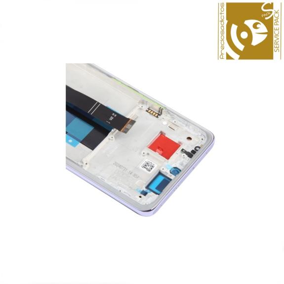 Pantalla para Xiaomi Redmi Note 14 Pro marco morado SERVICE PACK
