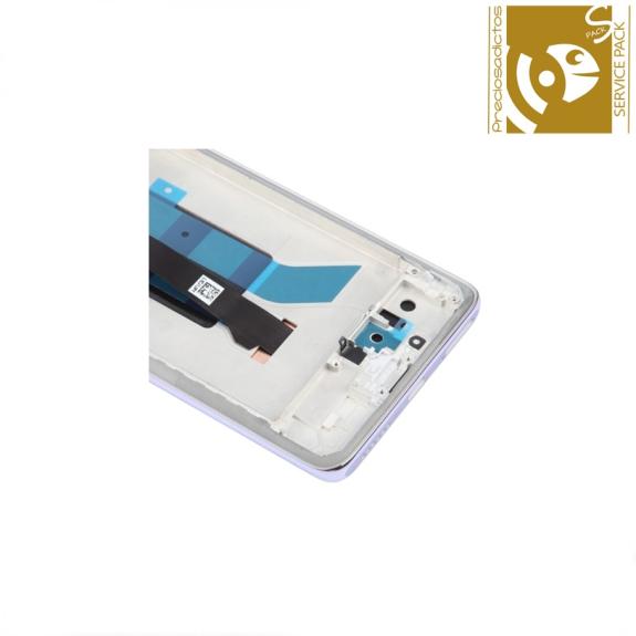 Pantalla para Xiaomi Redmi Note 14 Pro marco morado SERVICE PACK
