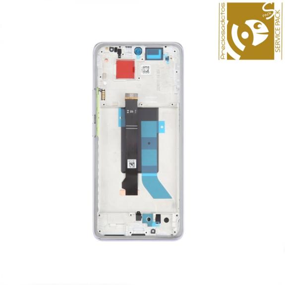 Pantalla para Xiaomi Redmi Note 14 Pro marco morado SERVICE PACK