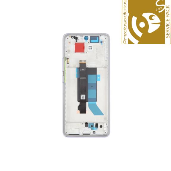 Pantalla Para Xiaomi Redmi Note 14 Pro Plus 5G Con Marco Morado