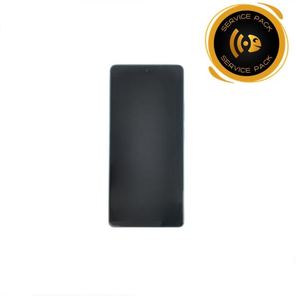 Pantalla Para Xiaomi Redmi Note 14S Con Marco Azul SERVICE PACK