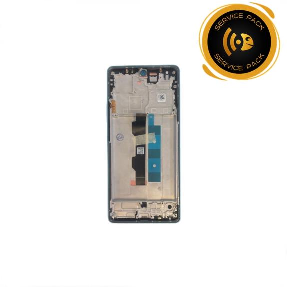 Pantalla Para Xiaomi Redmi Note 14S Con Marco Azul SERVICE PACK