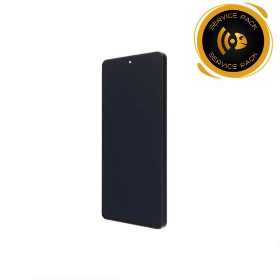 Pantalla Para Xiaomi Redmi Note 14S con marco negro SERVICE PACK