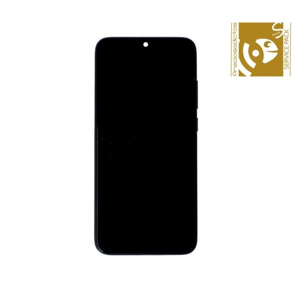 Pantalla para Xiaomi Redmi Note 7 con marco negro SERVICE PACK