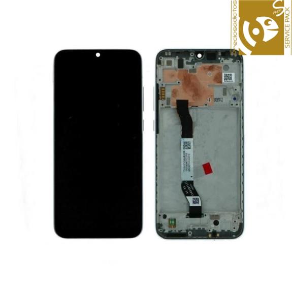 Pantalla para Xiaomi Redmi Note 8 con marco blanco SERVICE PACK