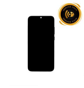 Pantalla para Xiaomi Redmi Note 8 con marco negro SERVICE PACK