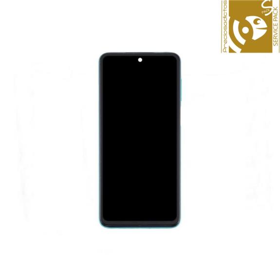 Pantalla para Xiaomi Redmi Note 9 Pro azul SERVICE PACK