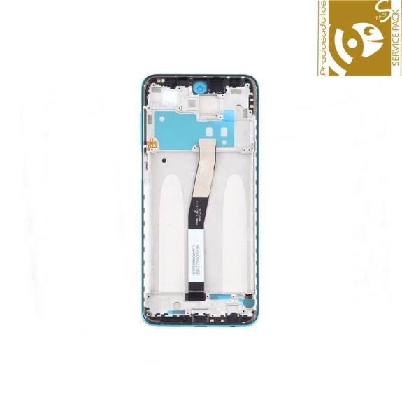 Pantalla para Xiaomi Redmi Note 9 Pro azul SERVICE PACK