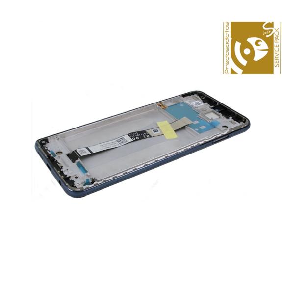 Pantalla para Xiaomi Redmi Note 9S con marco gris SERVICE PACK