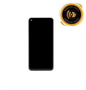 Pantalla para Xiaomi Redmi Note 9T con marco negro service pack