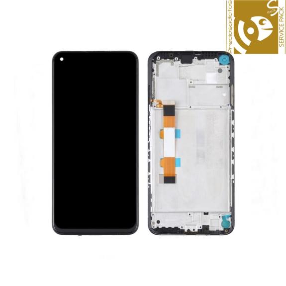 Pantalla para Xiaomi Redmi Note 9T con marco negro service pack