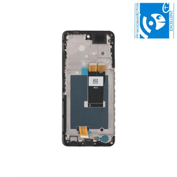 Pantalla Para ZTE Blade A75 5G en negro con marco EXCELLENT