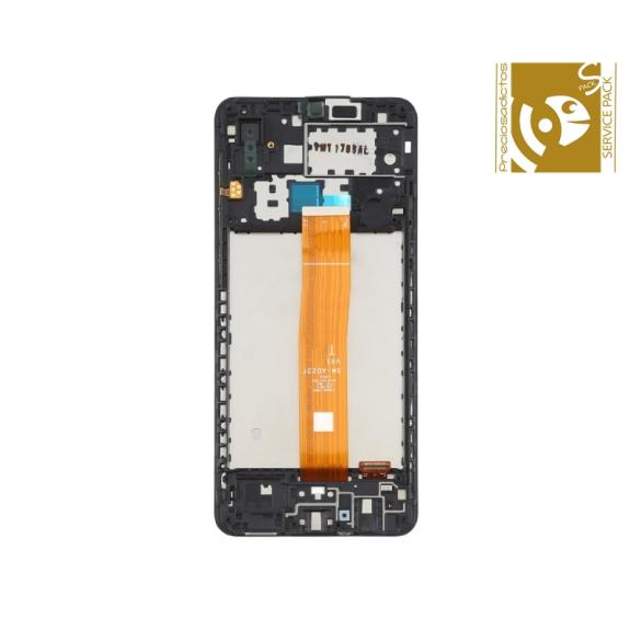 Pantalla para Samsung Galaxy A02 negro SERVICE PACK