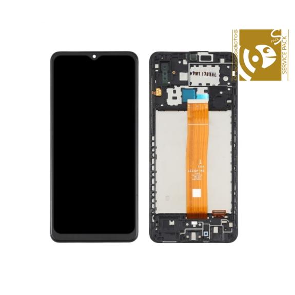 Pantalla para Samsung Galaxy A02 negro SERVICE PACK