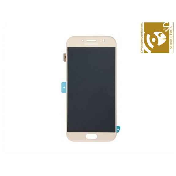 Pantalla para Samsung Galaxy A5 2017 dorado SERVICE PACK