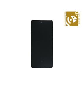 Pantalla para Samsung Galaxy A51 5G con marco negro SERVICE PACK