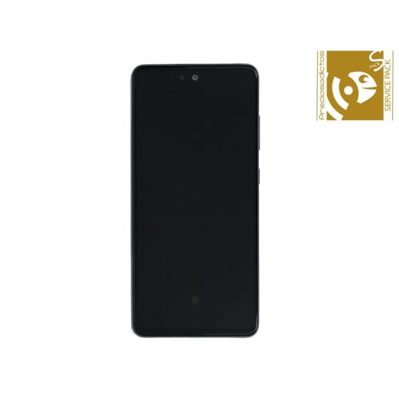 Pantalla para Samsung Galaxy A52 / 5G marco violeta SERVICE PACK