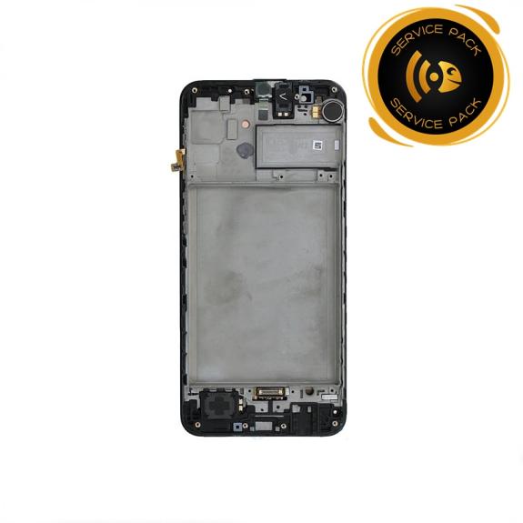 Pantalla SERVICE PACK para Samsung Galaxy M31 /M21S marco negro