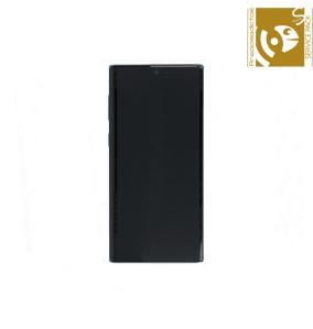 Pantalla SERVICE PACK para Samsung Galaxy Note 10 marco plateado