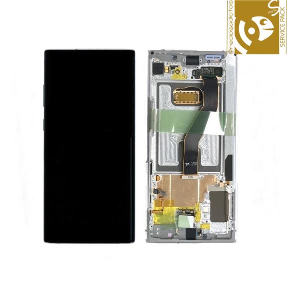 Pantalla SERVICE PACK para Samsung Galaxy Note 10 Plus /5G plata