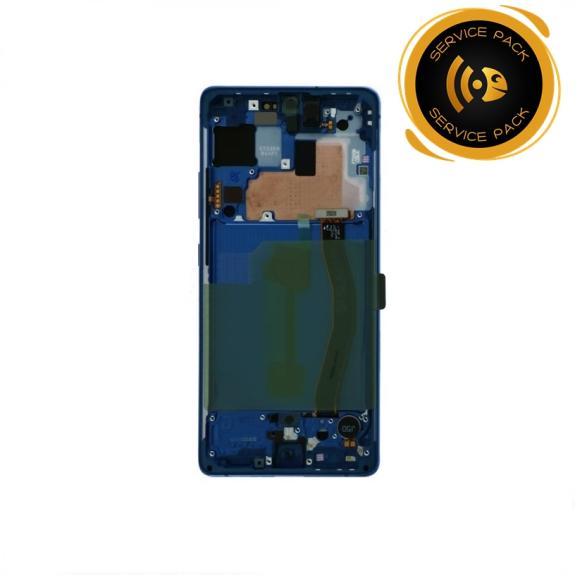 Pantalla SERVICE PACK para Samsung Galaxy S10 Lite azul