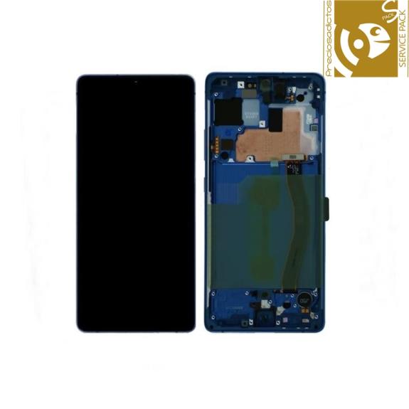 Pantalla SERVICE PACK para Samsung Galaxy S10 Lite azul