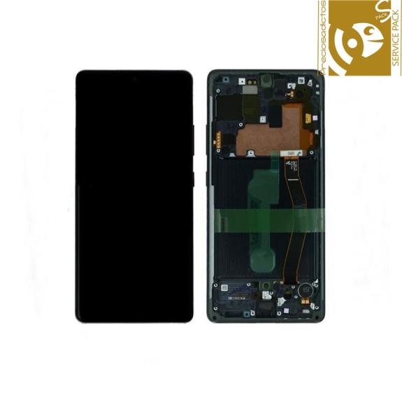 Pantalla SERVICE PACK para Samsung Galaxy S10 Lite negro