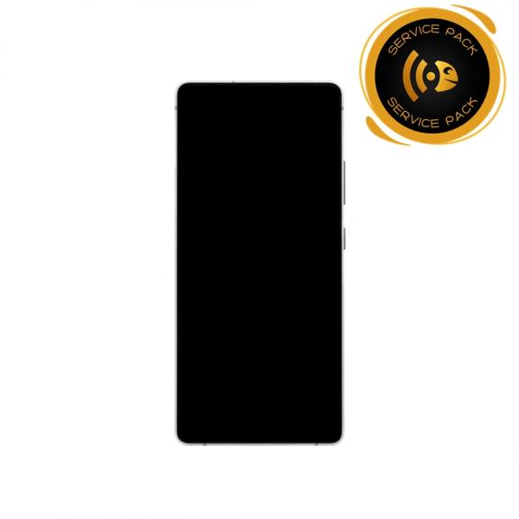 Pantalla SERVICE PACK para Samsung Galaxy S10 Lite plateado