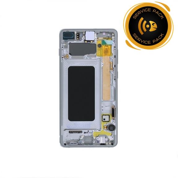 Pantalla SERVICE PACK para Samsung Galaxy S10 Plus blanco