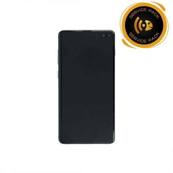 Pantalla SERVICE PACK para Samsung Galaxy S10 Plus blanco