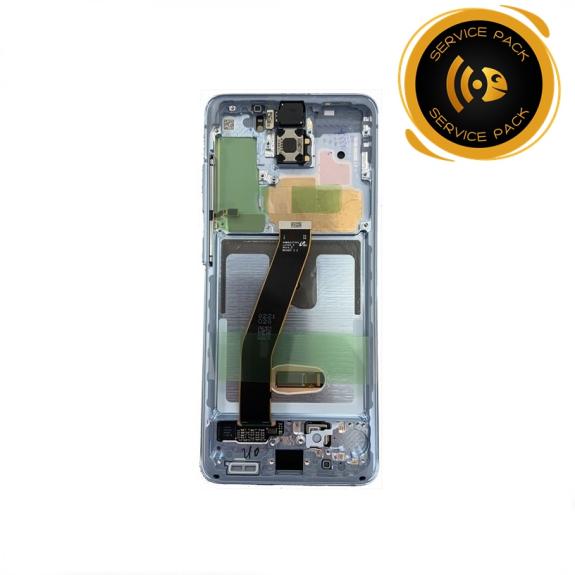 Pantalla SERVICE PACK para Samsung Galaxy S20 / 5G azul