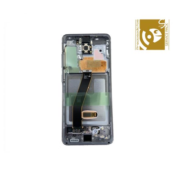 Pantalla SERVICE PACK para Samsung Galaxy S20 / 5G gris