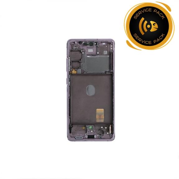 Pantalla SERVICE PACK para Samsung Galaxy S20 FE 5G morado