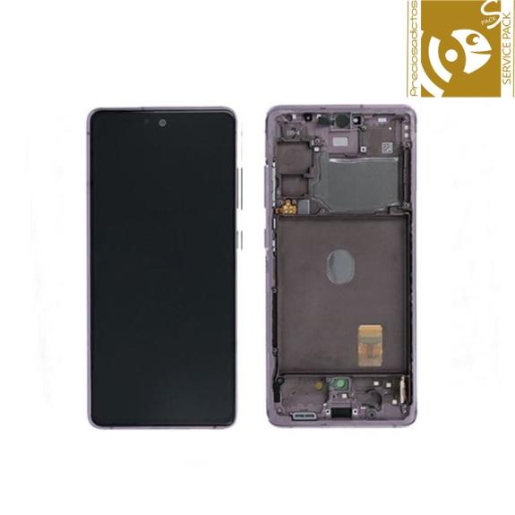 Pantalla SERVICE PACK para Samsung Galaxy S20 FE 5G morado