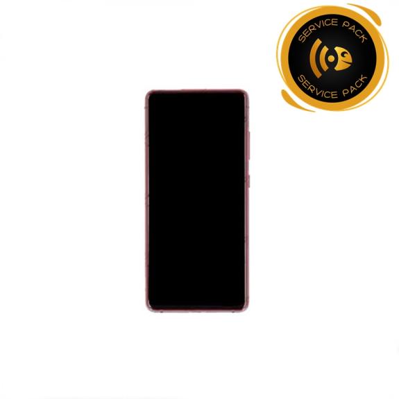 Pantalla SERVICE PACK para Samsung Galaxy S20 FE 5G rojo