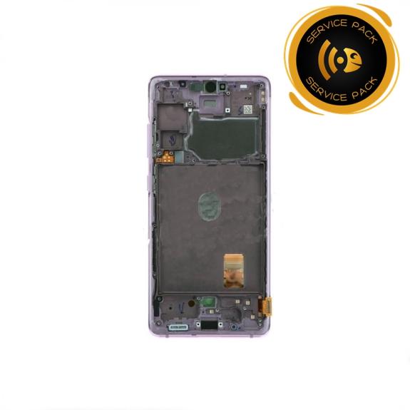 Pantalla SERVICE PACK para Samsung Galaxy S20 FE cloud lavender