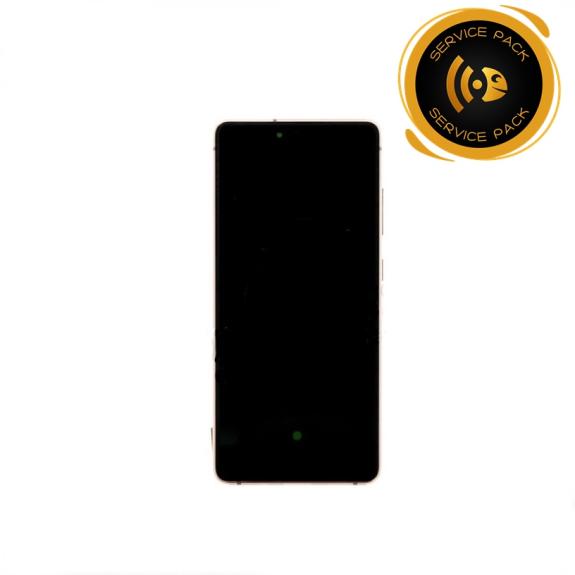 Pantalla SERVICE PACK para Samsung Galaxy S20 FE naranja