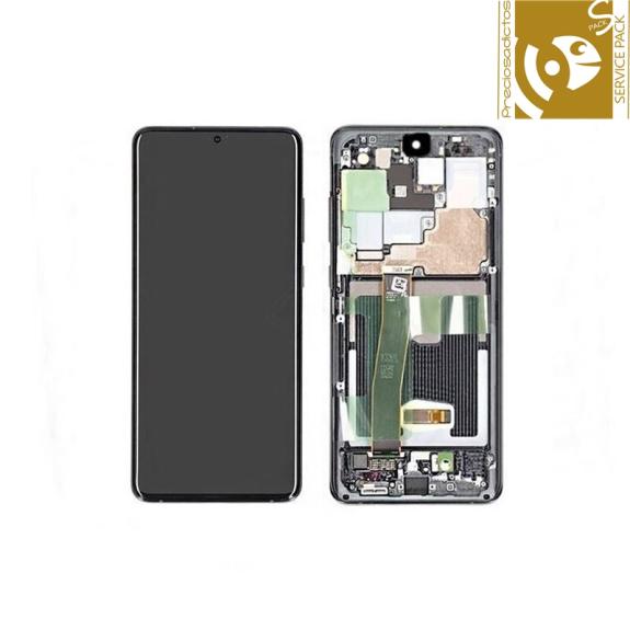Pantalla SERVICE PACK para Samsung Galaxy S20 Ultra / 5G negro