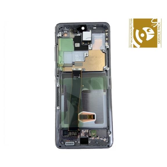 Pantalla SERVICE PACK para Samsung Galaxy S20 Ultra / 5G gris