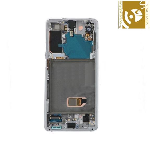 Pantalla SERVICE PACK para Samsung Galaxy S21 5G blanco