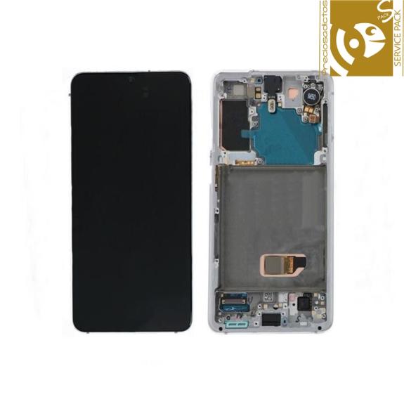 Pantalla SERVICE PACK para Samsung Galaxy S21 5G blanco