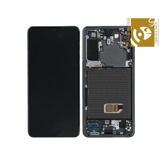 Pantalla SERVICE PACK para Samsung Galaxy S21 5G gris