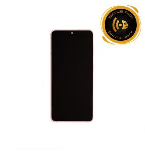 Pantalla SERVICE PACK para Samsung Galaxy S21 5G rosa