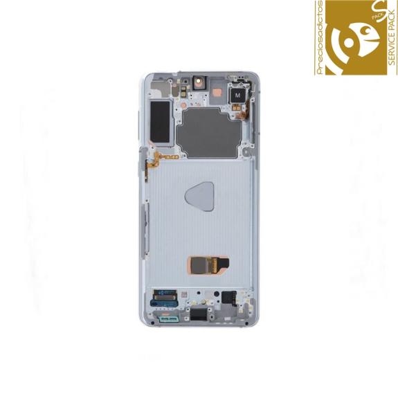 Pantalla SERVICE PACK para Samsung Galaxy S21 Plus 5G plateado