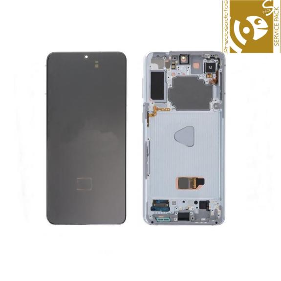 Pantalla SERVICE PACK para Samsung Galaxy S21 Plus 5G plateado